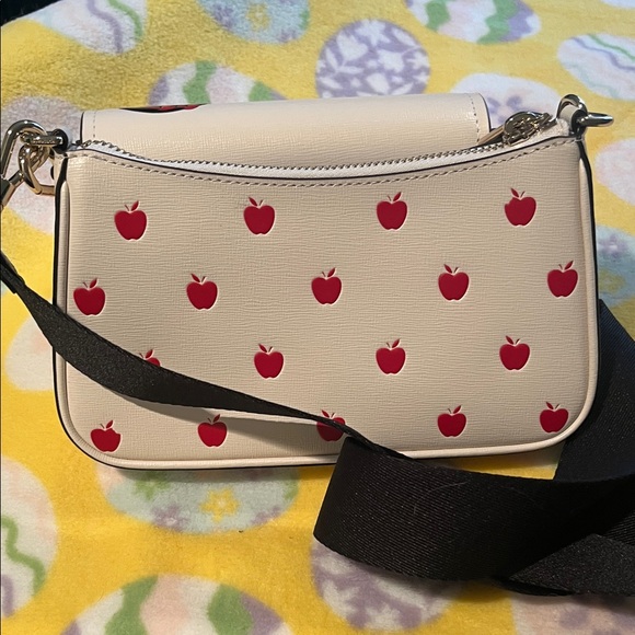 kate spade Cream Snow White Printed Leather Crossbody Bag - Picture 3 of 3